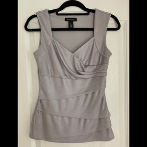 White House Black Market Gray/Metallic color.